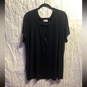 V-neck Cutout Tee